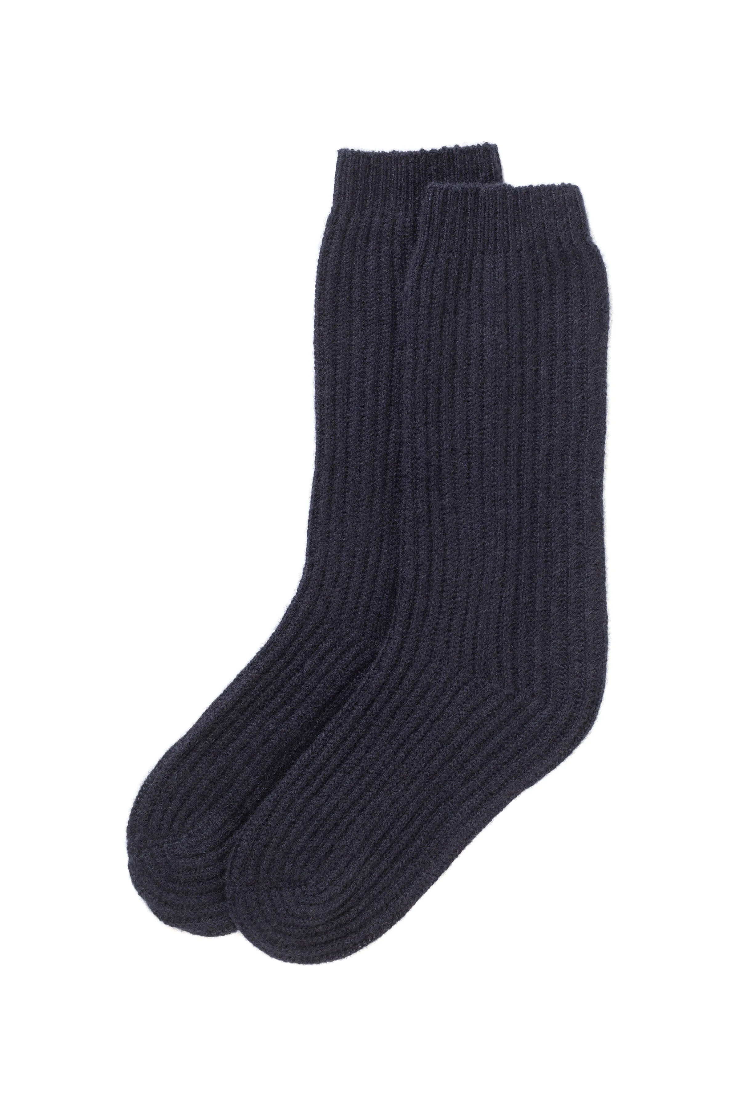 Ribbed Cashmere Bed Socks