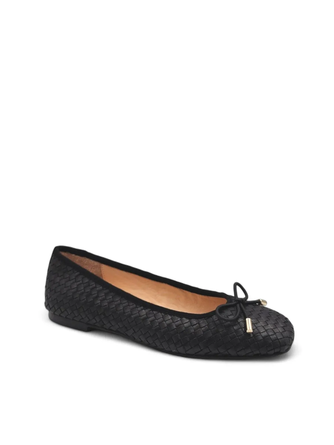 Sweet Carolyn Leather Ballet Flats