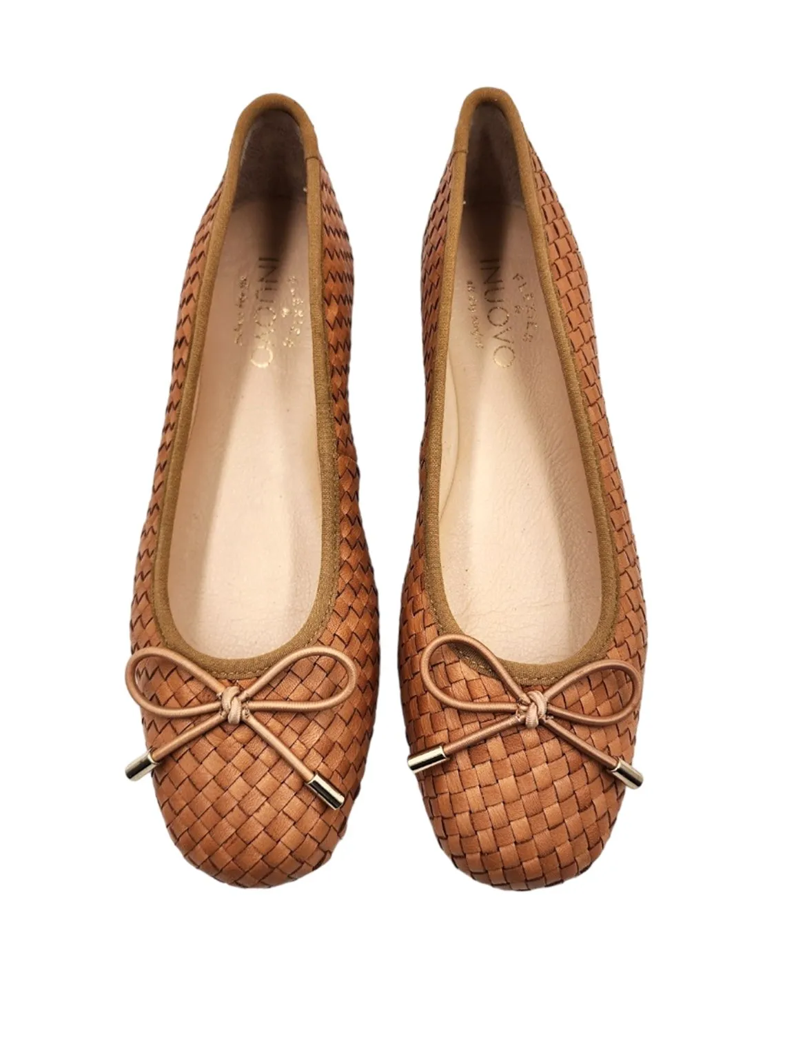 Sweet Carolyn Leather Ballet Flats