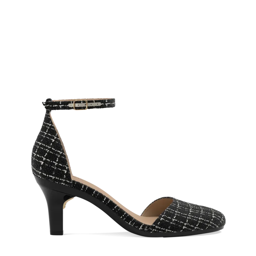 The Jocelyn - Coal Tweed 3 Stiletto