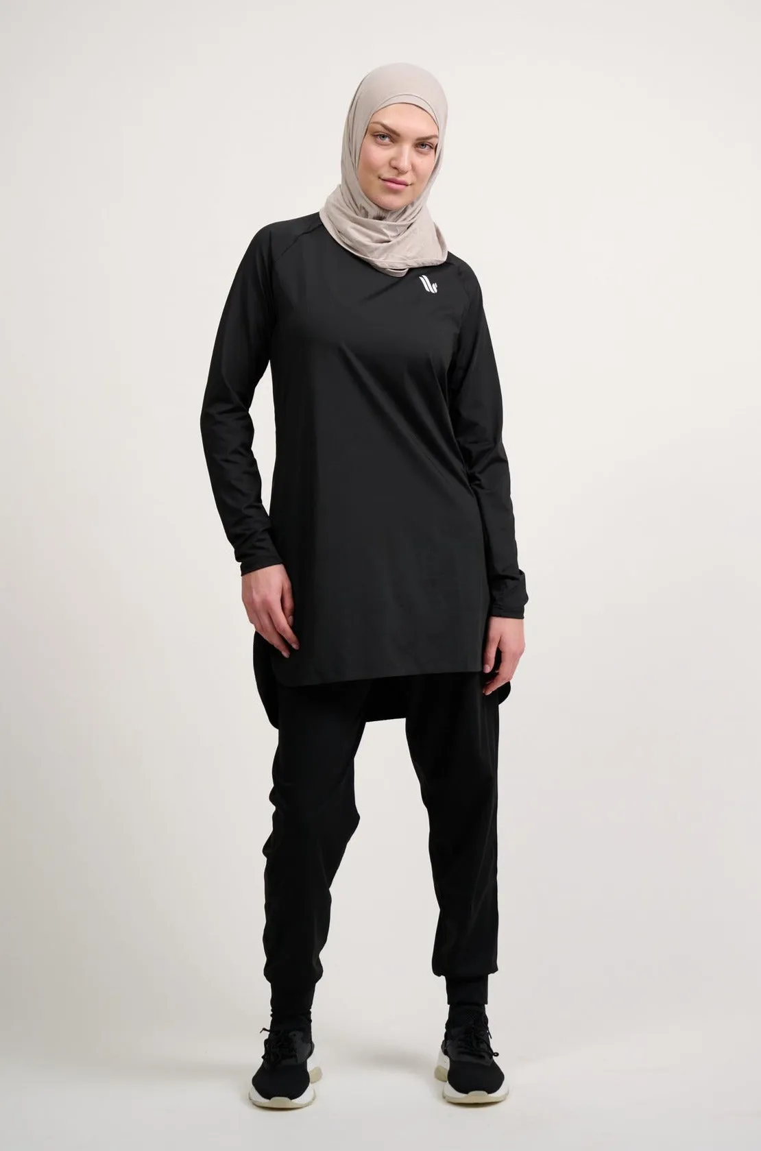 The Staple Modest Sports Dress Black