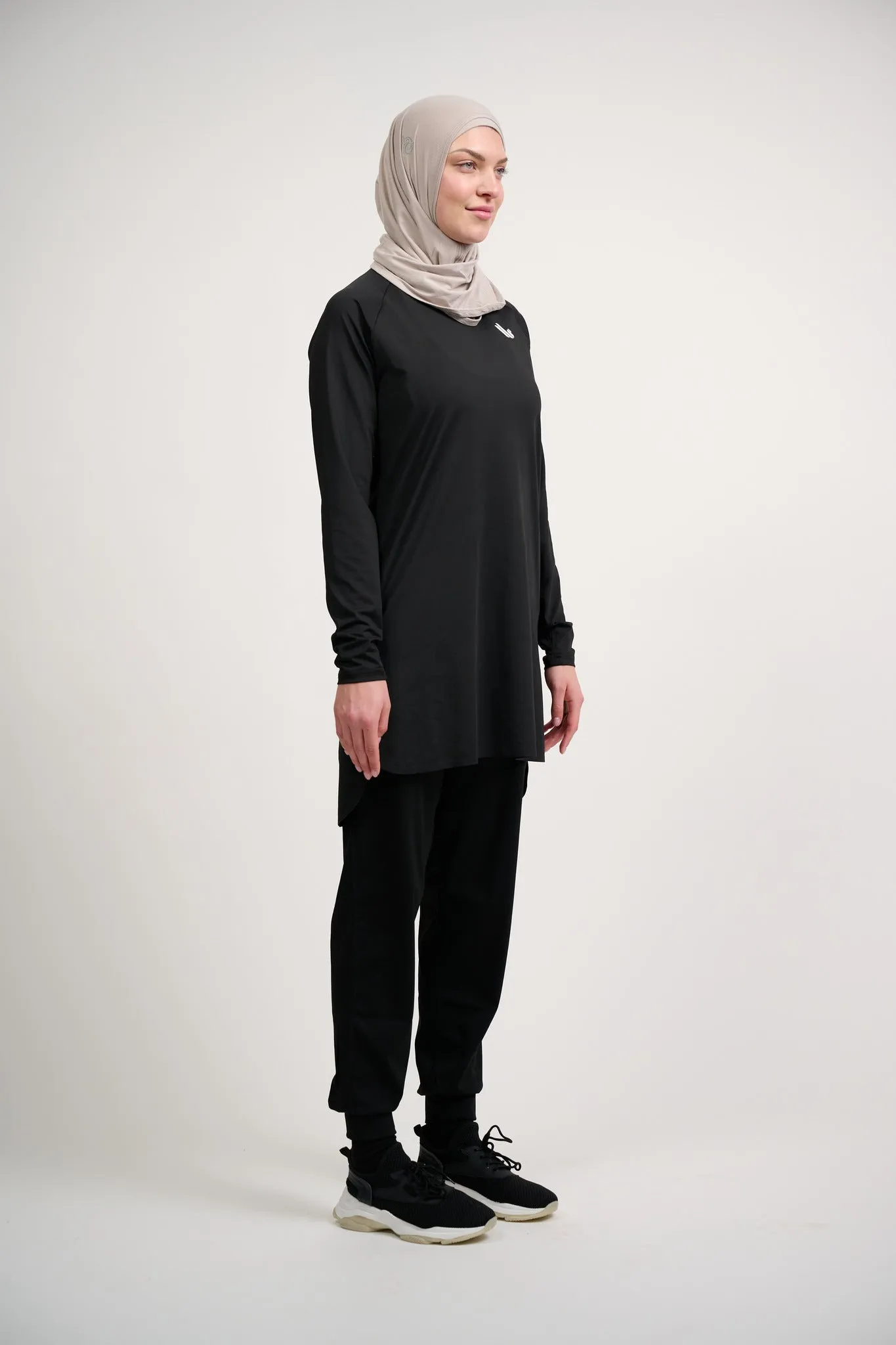 The Staple Modest Sports Dress Black