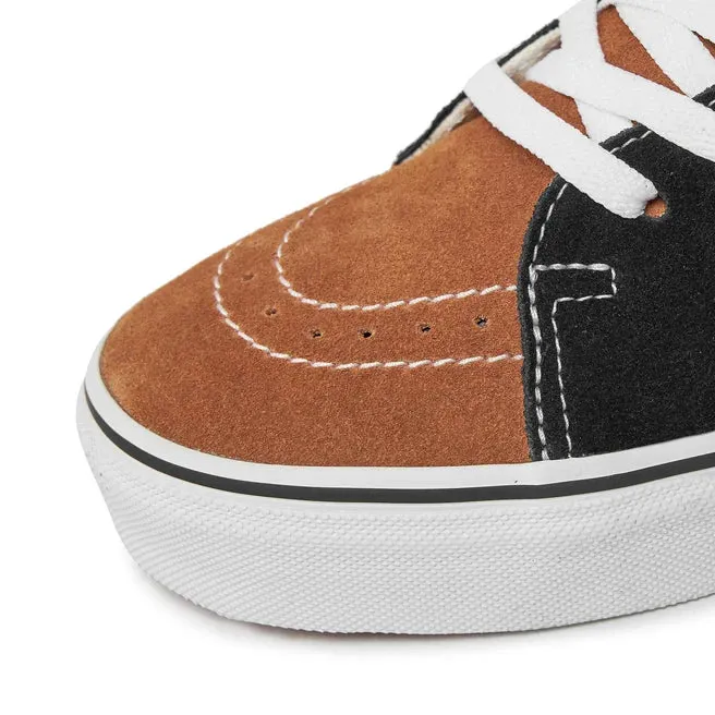 VANS Unisex SK8-Hi Color Block  (Black/Brown)