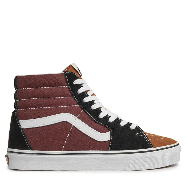 VANS Unisex SK8-Hi Color Block  (Black/Brown)