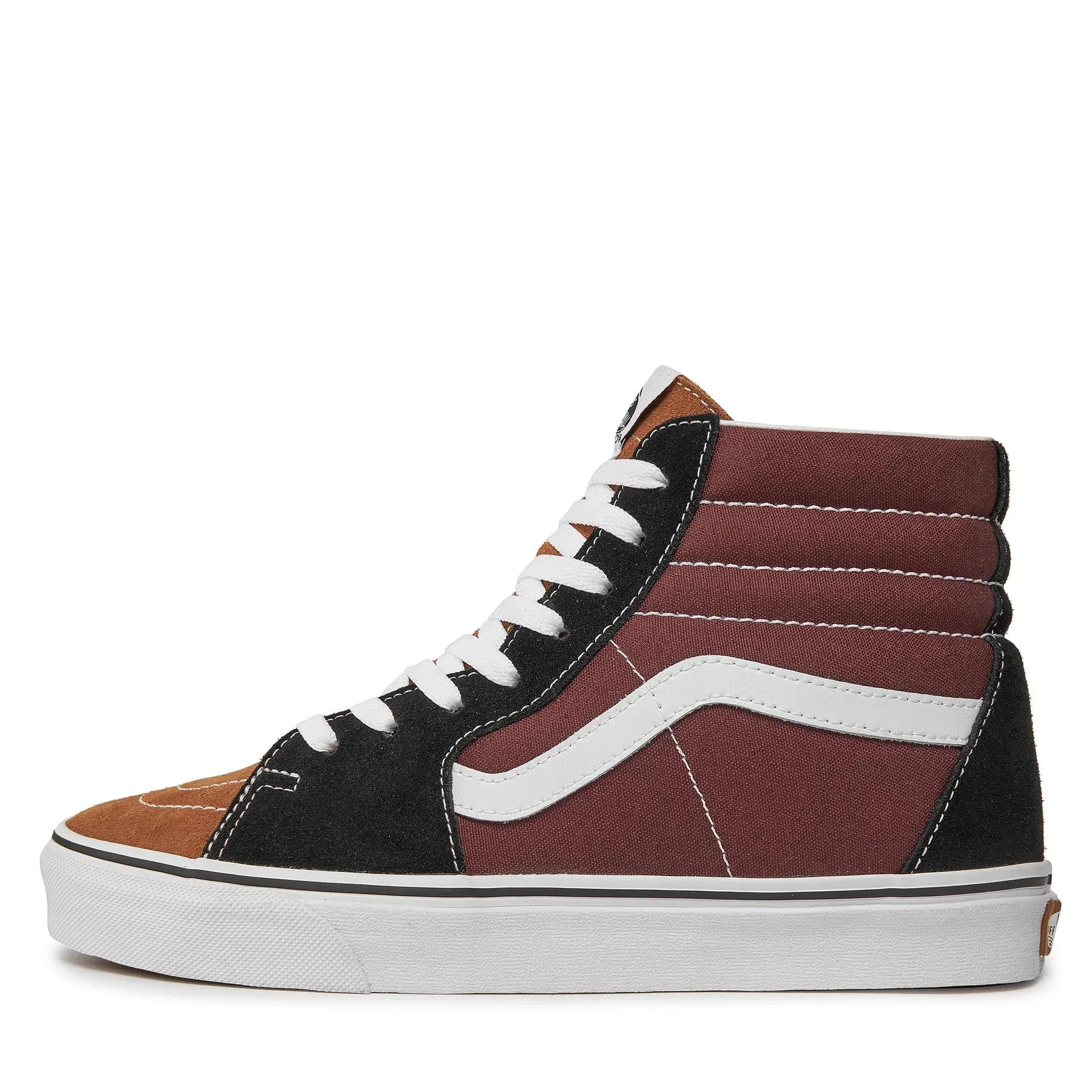 VANS Unisex SK8-Hi Color Block  (Black/Brown)