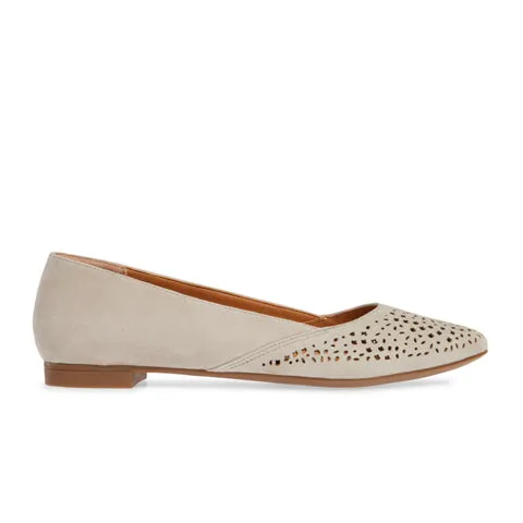 Vionic Carmela Flat (Women) - Dark Taupe