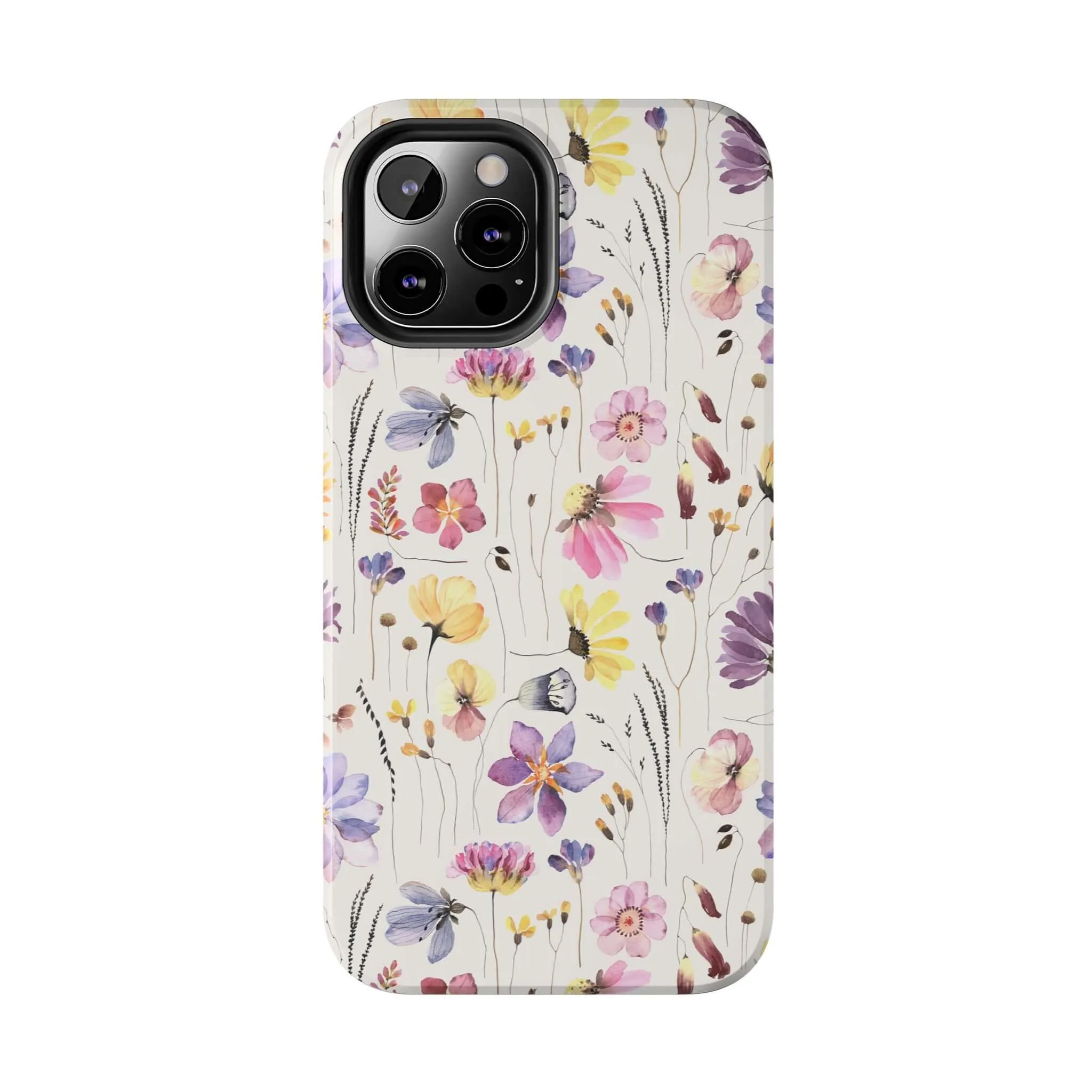 Wildflower Watercolors | Beige Floral Case