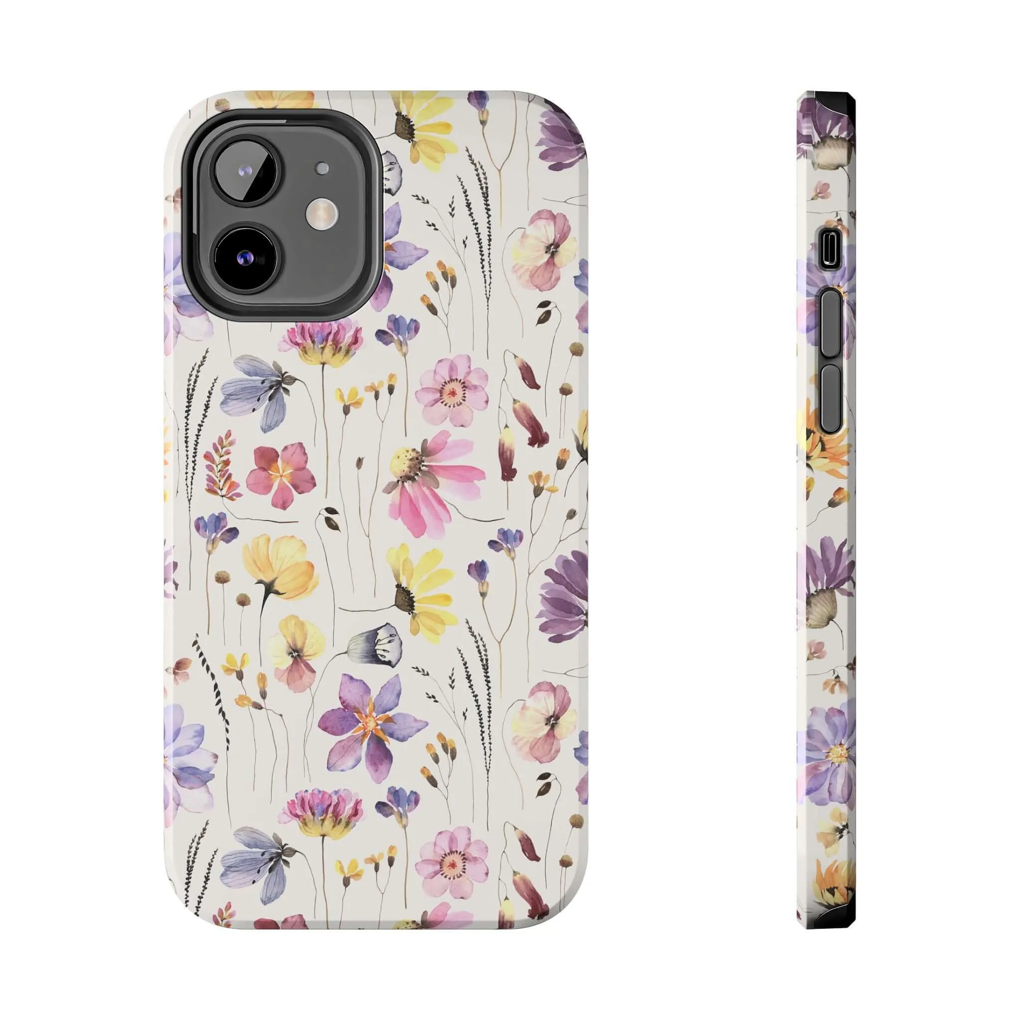 Wildflower Watercolors | Beige Floral Case