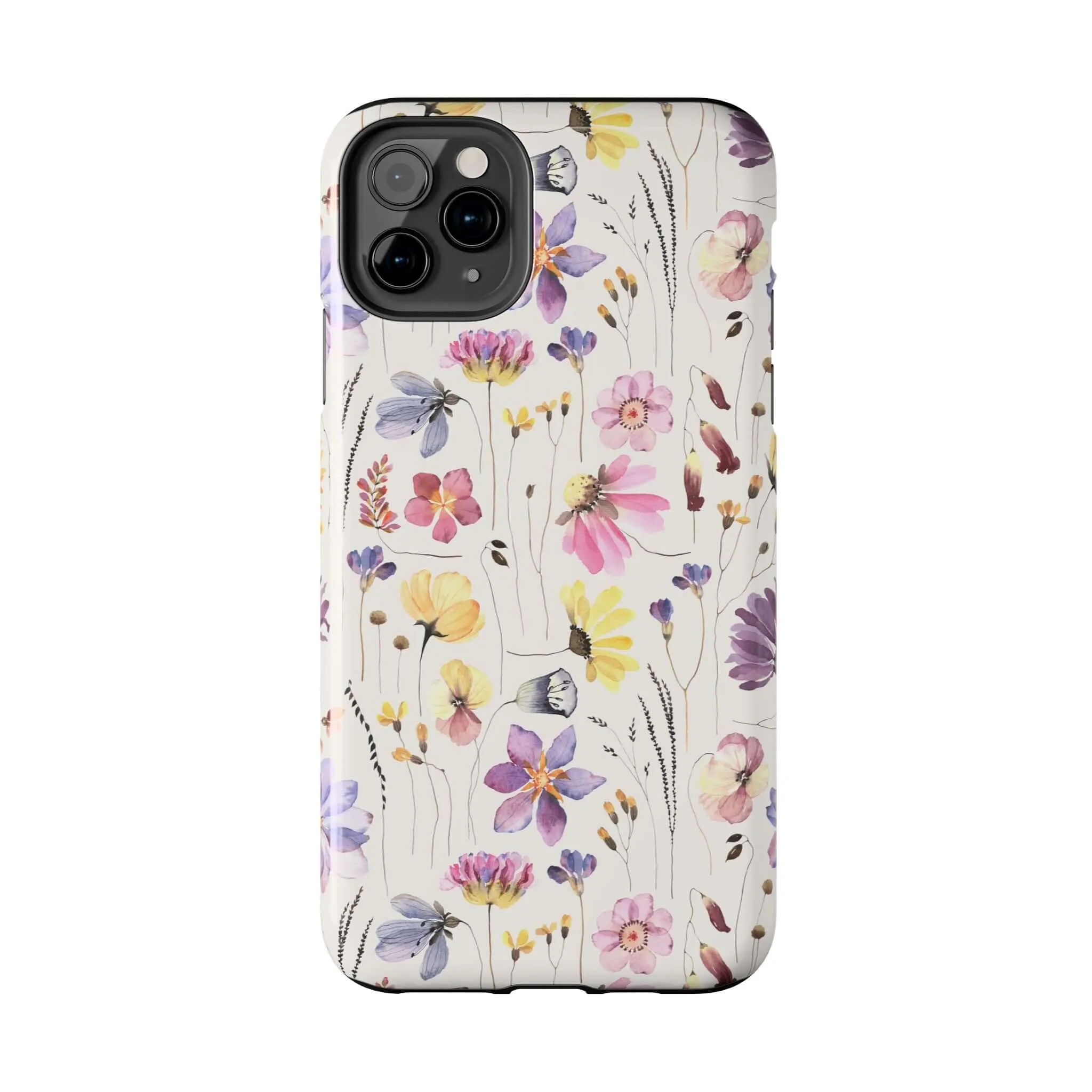 Wildflower Watercolors | Beige Floral Case