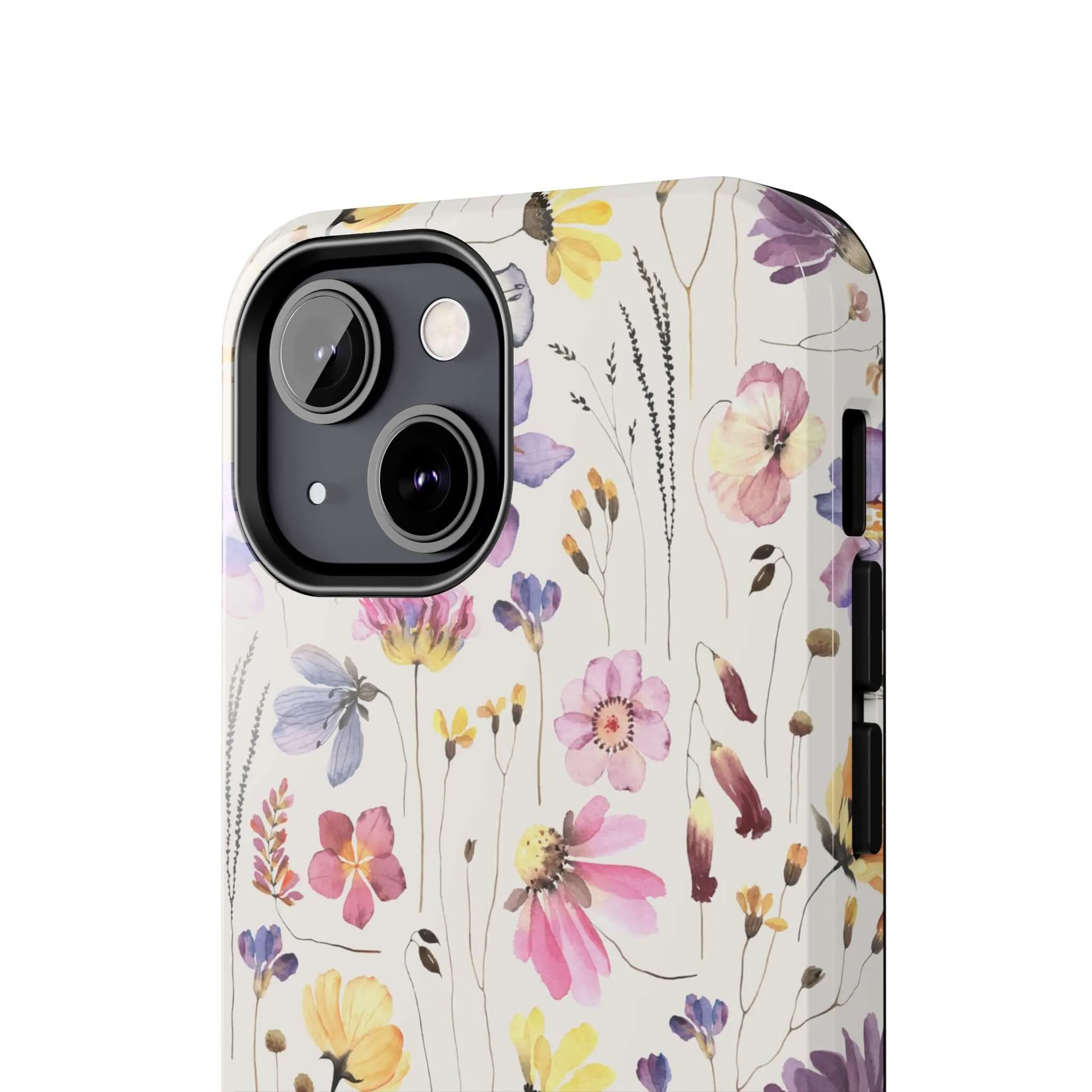 Wildflower Watercolors | Beige Floral Case