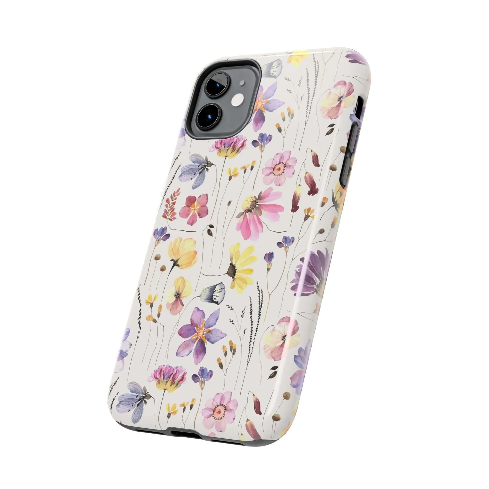 Wildflower Watercolors | Beige Floral Case