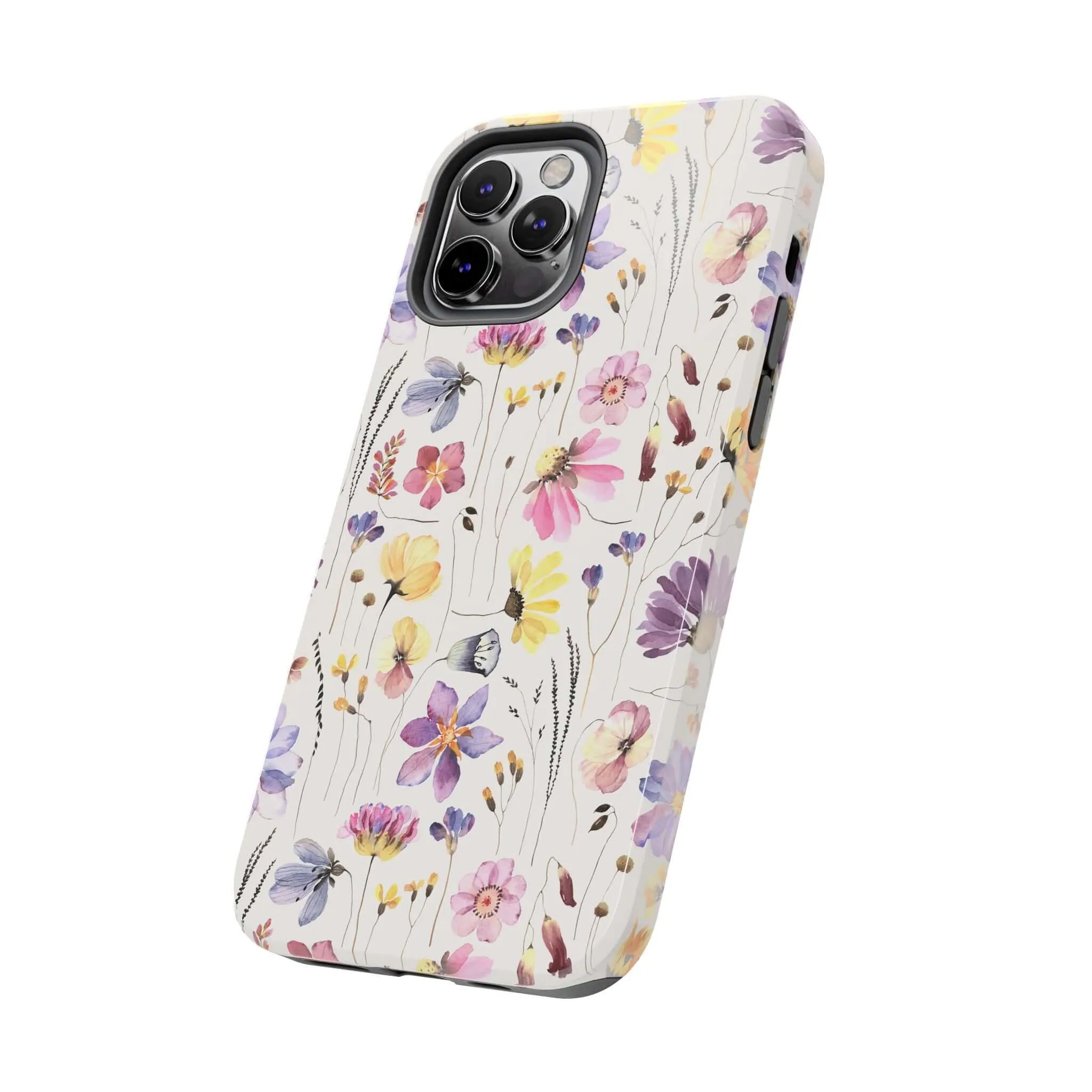 Wildflower Watercolors | Beige Floral Case