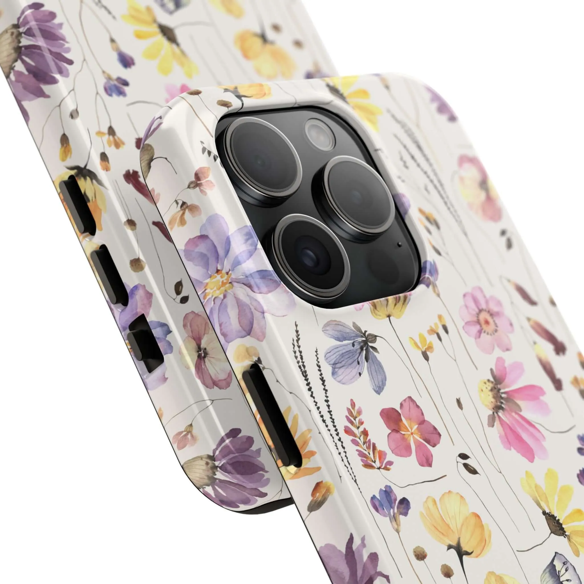 Wildflower Watercolors | Beige Floral Case