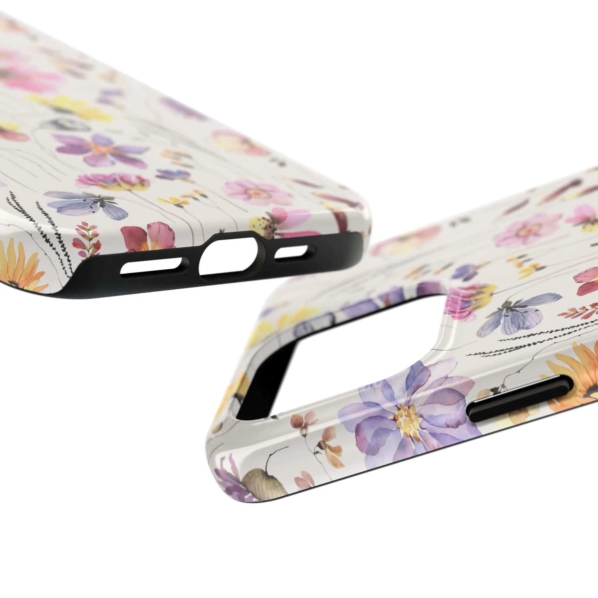 Wildflower Watercolors | Beige Floral Case