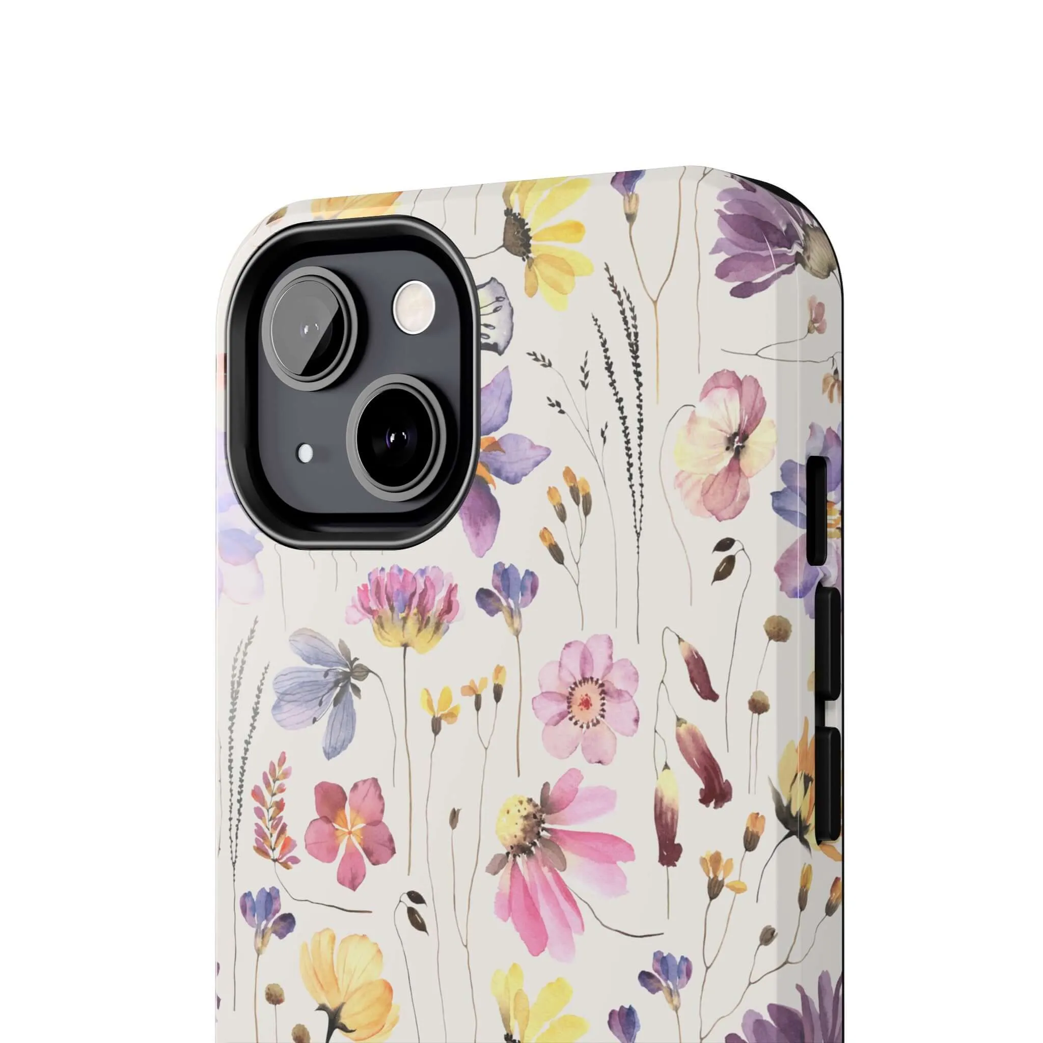 Wildflower Watercolors | Beige Floral Case