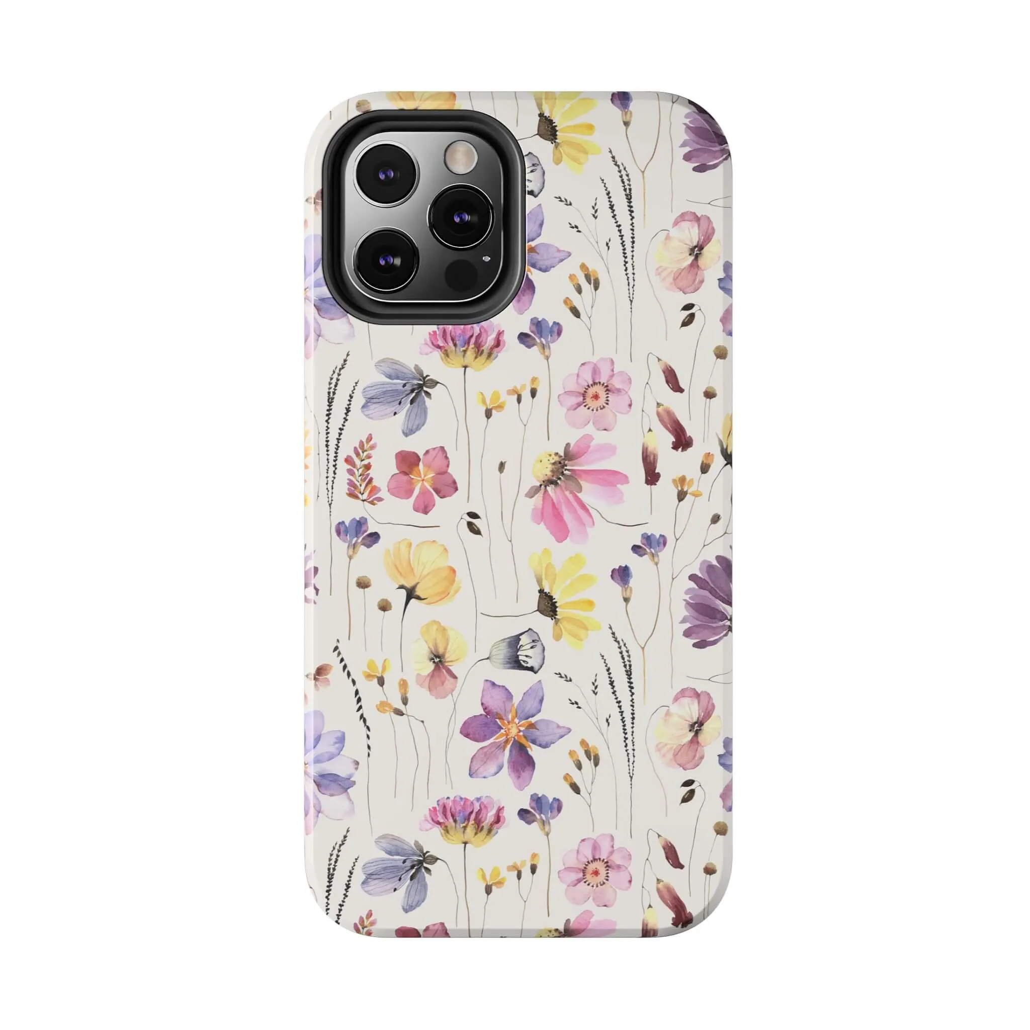 Wildflower Watercolors | Beige Floral Case