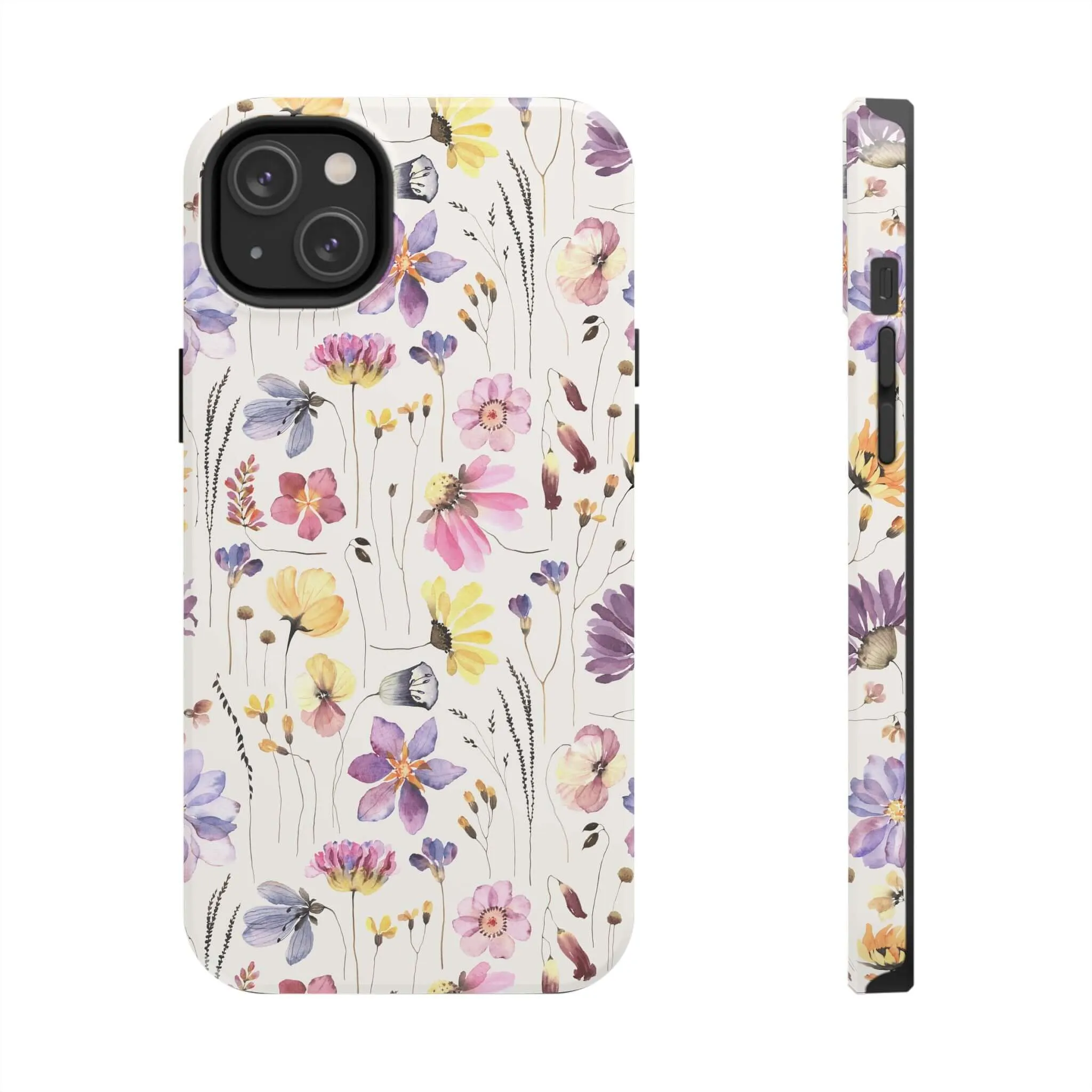 Wildflower Watercolors | Beige Floral Case