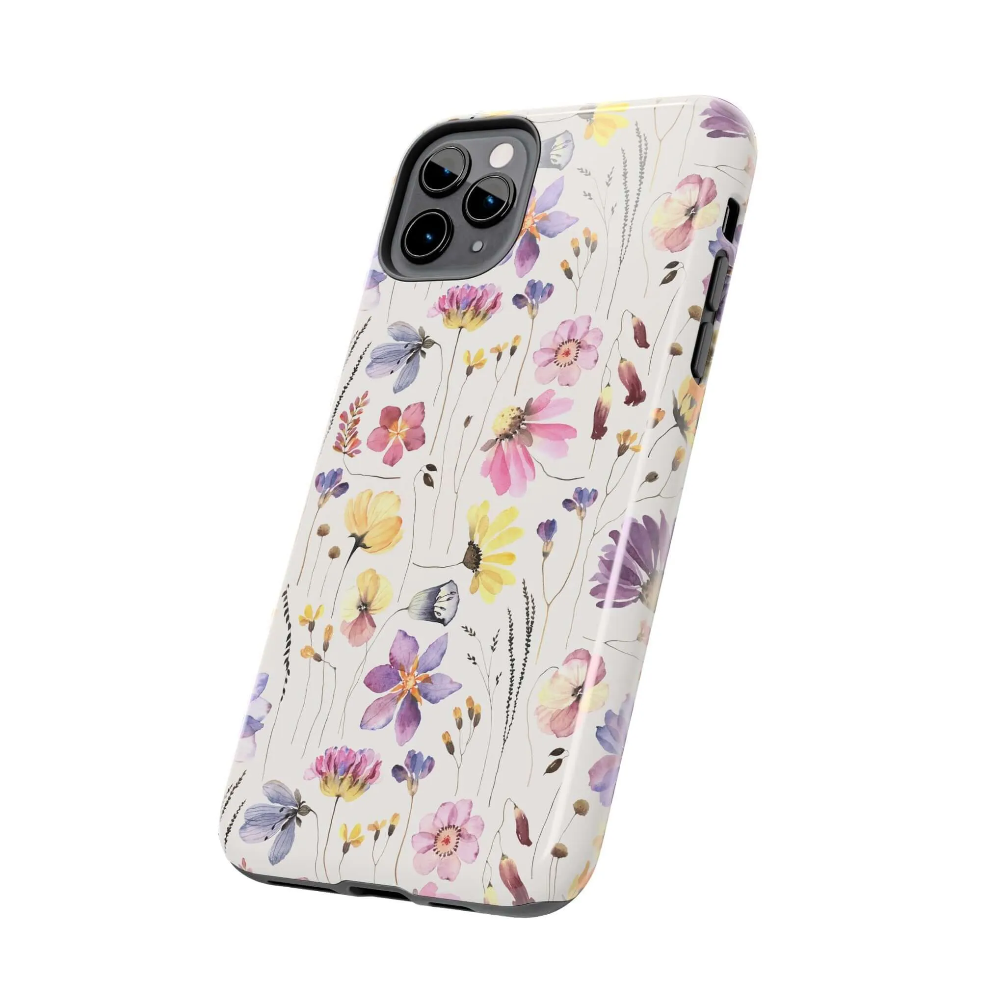 Wildflower Watercolors | Beige Floral Case