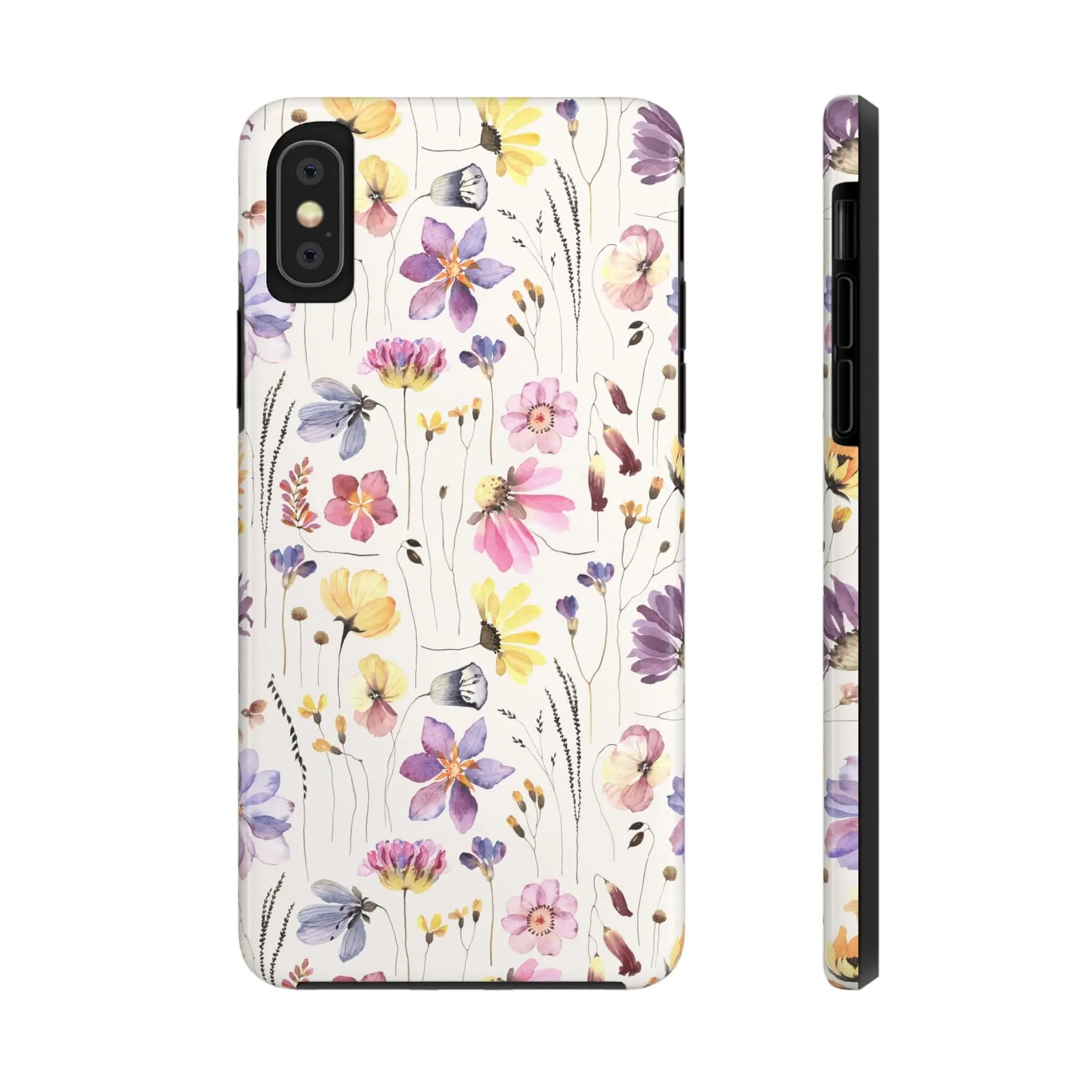 Wildflower Watercolors | Beige Floral Case