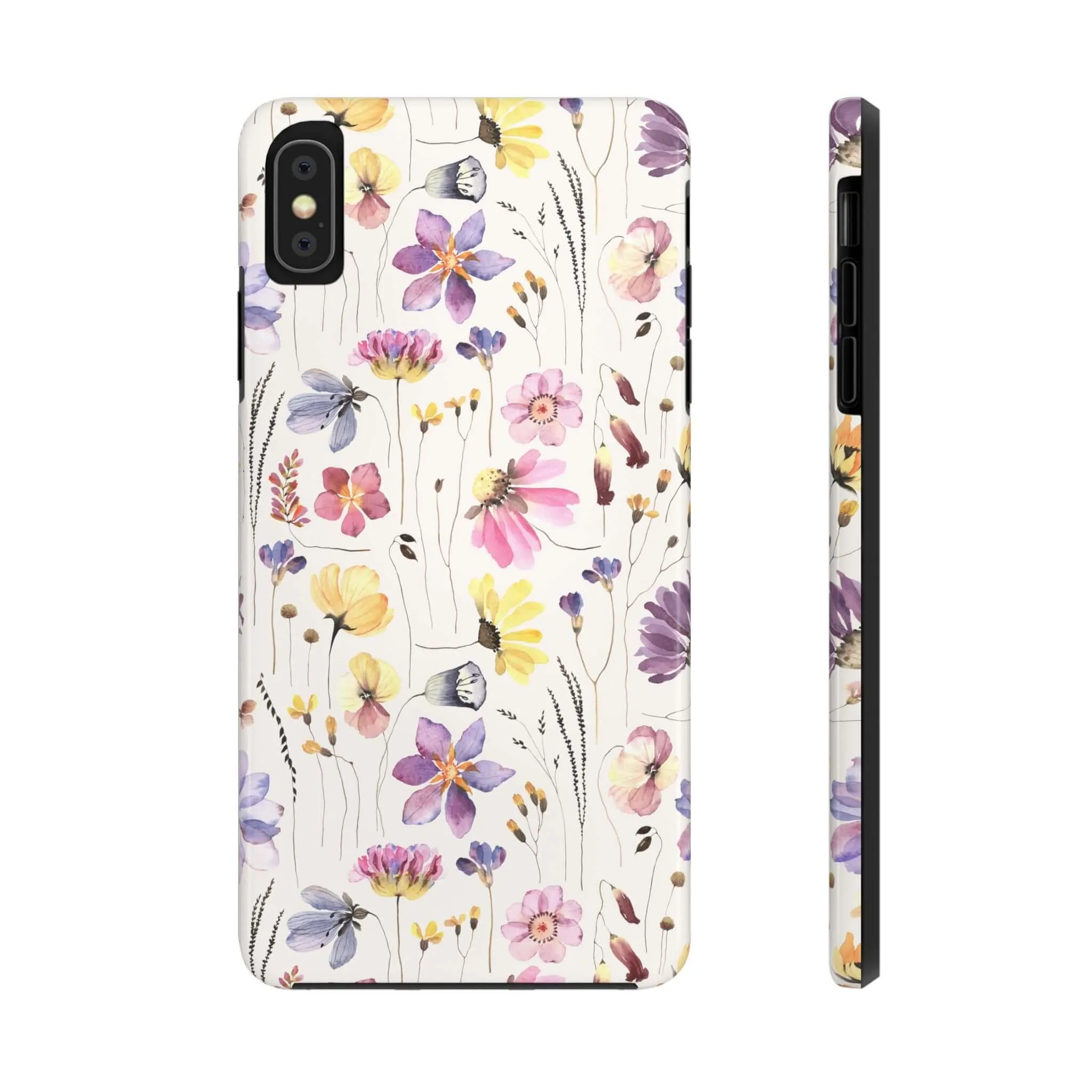 Wildflower Watercolors | Beige Floral Case