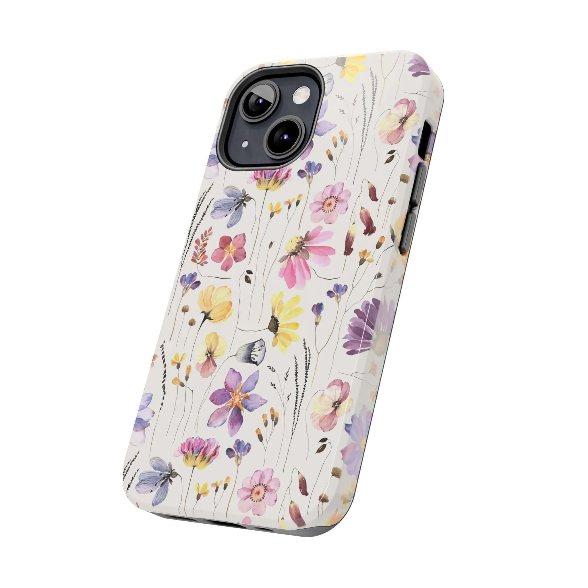 Wildflower Watercolors | Beige Floral Case