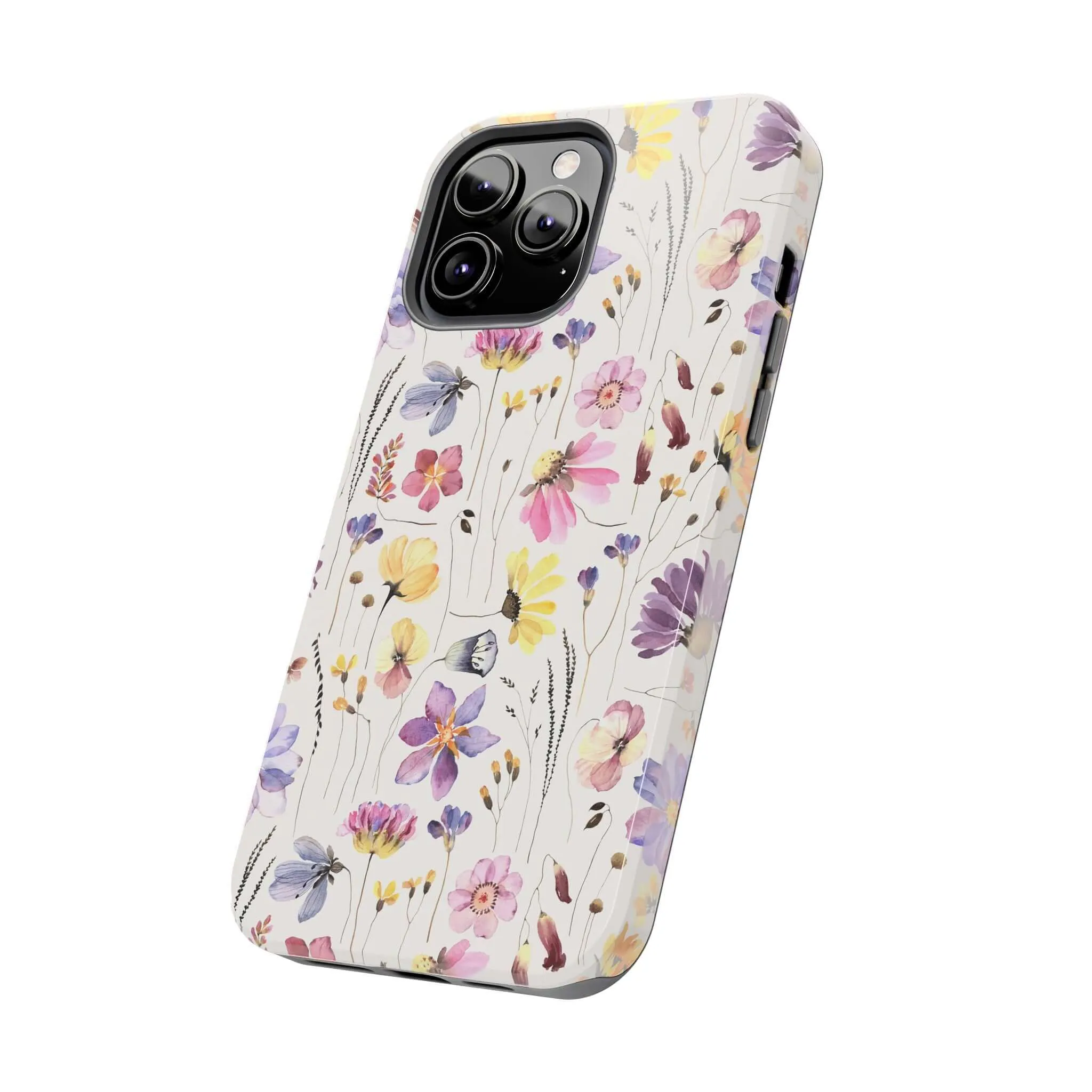 Wildflower Watercolors | Beige Floral Case