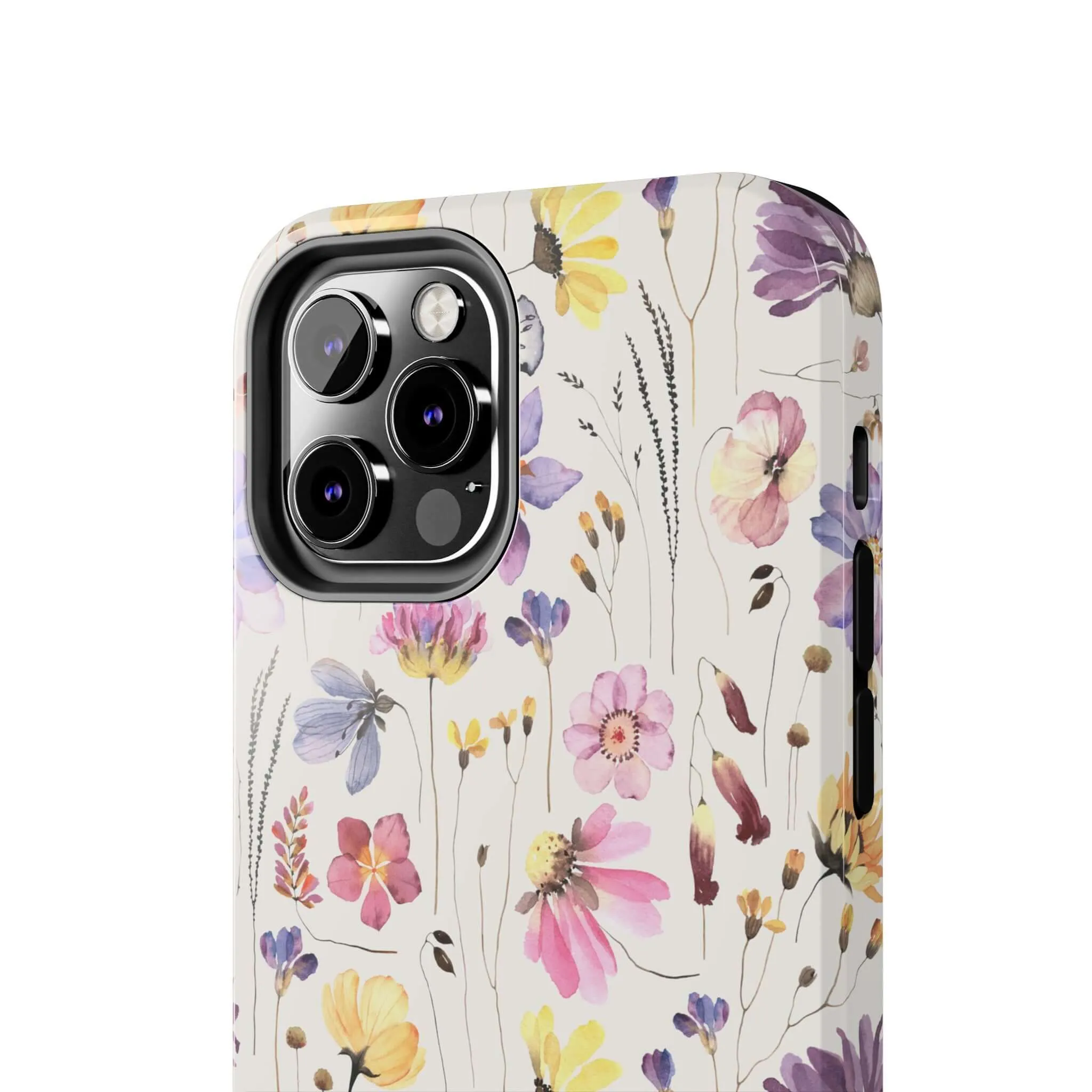 Wildflower Watercolors | Beige Floral Case