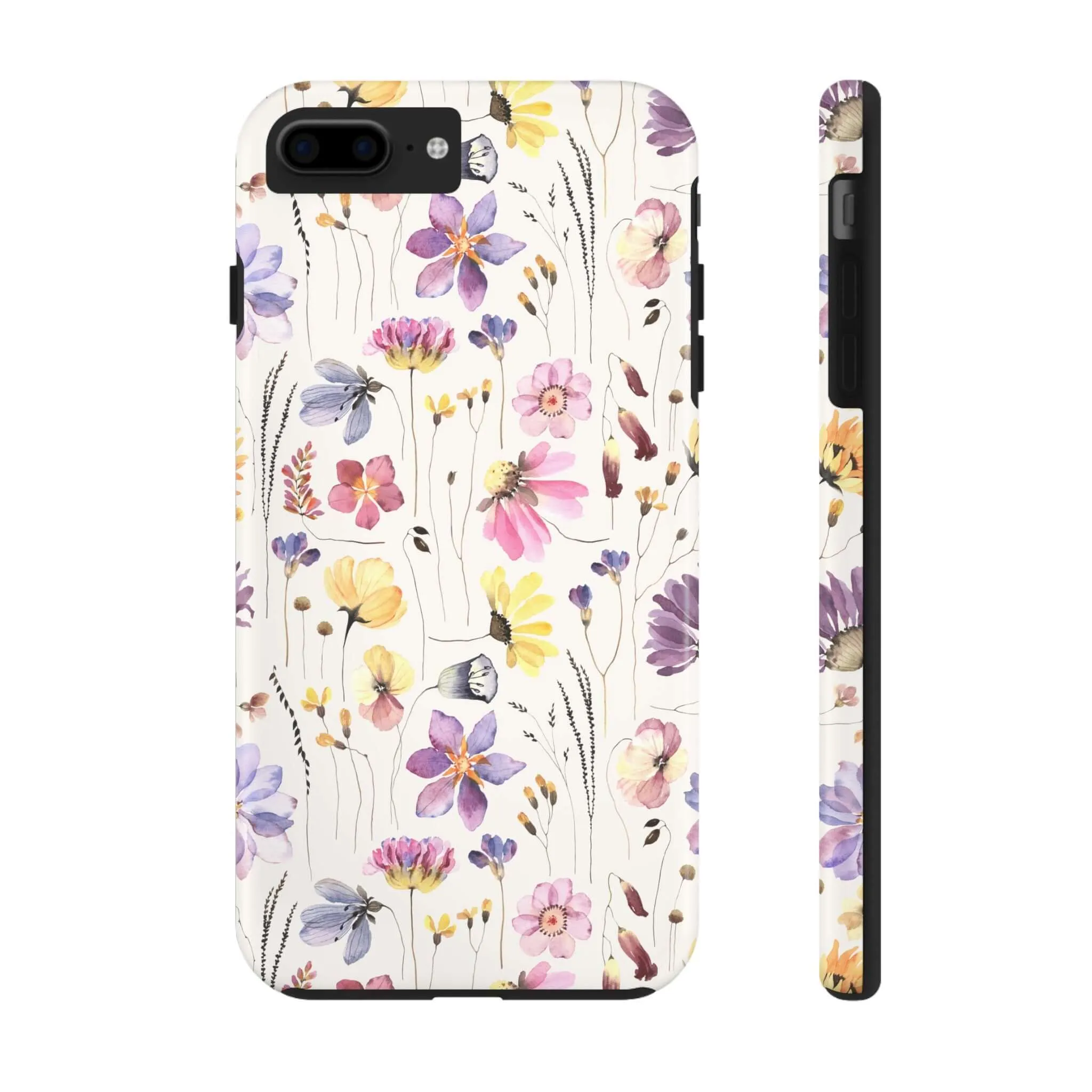 Wildflower Watercolors | Beige Floral Case