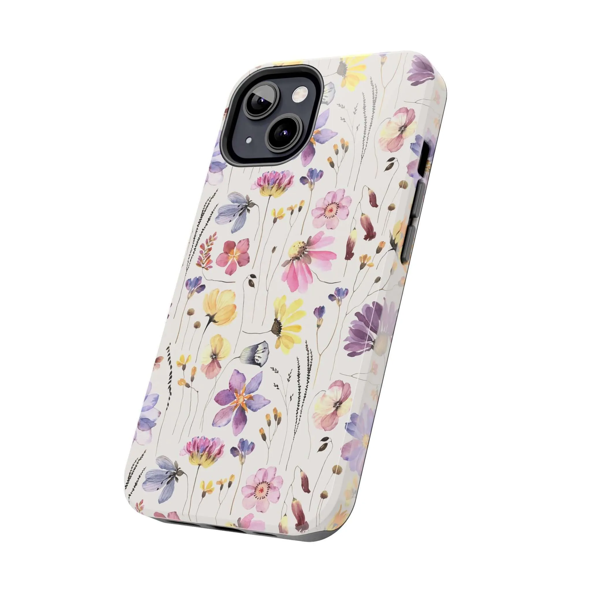 Wildflower Watercolors | Beige Floral Case