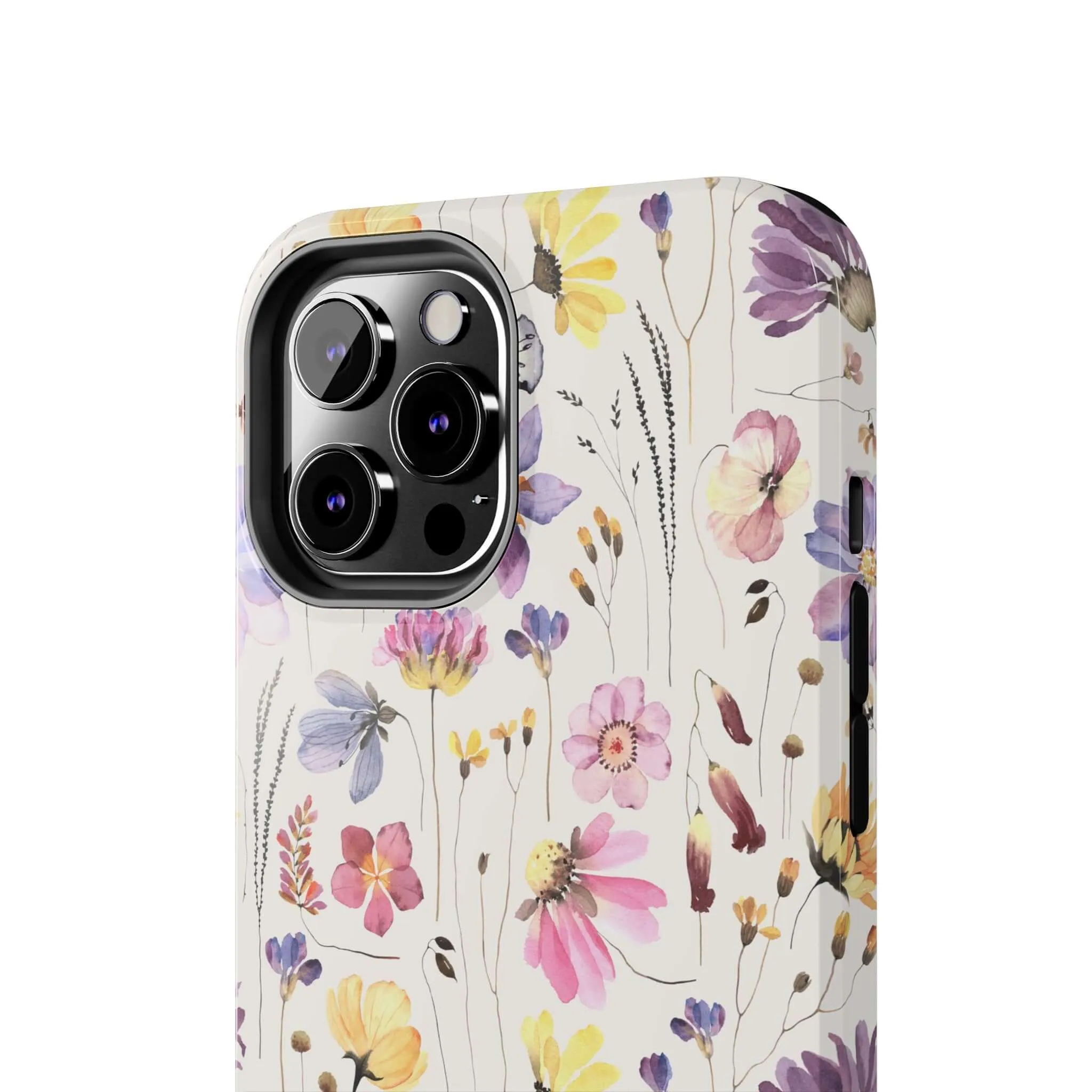 Wildflower Watercolors | Beige Floral Case