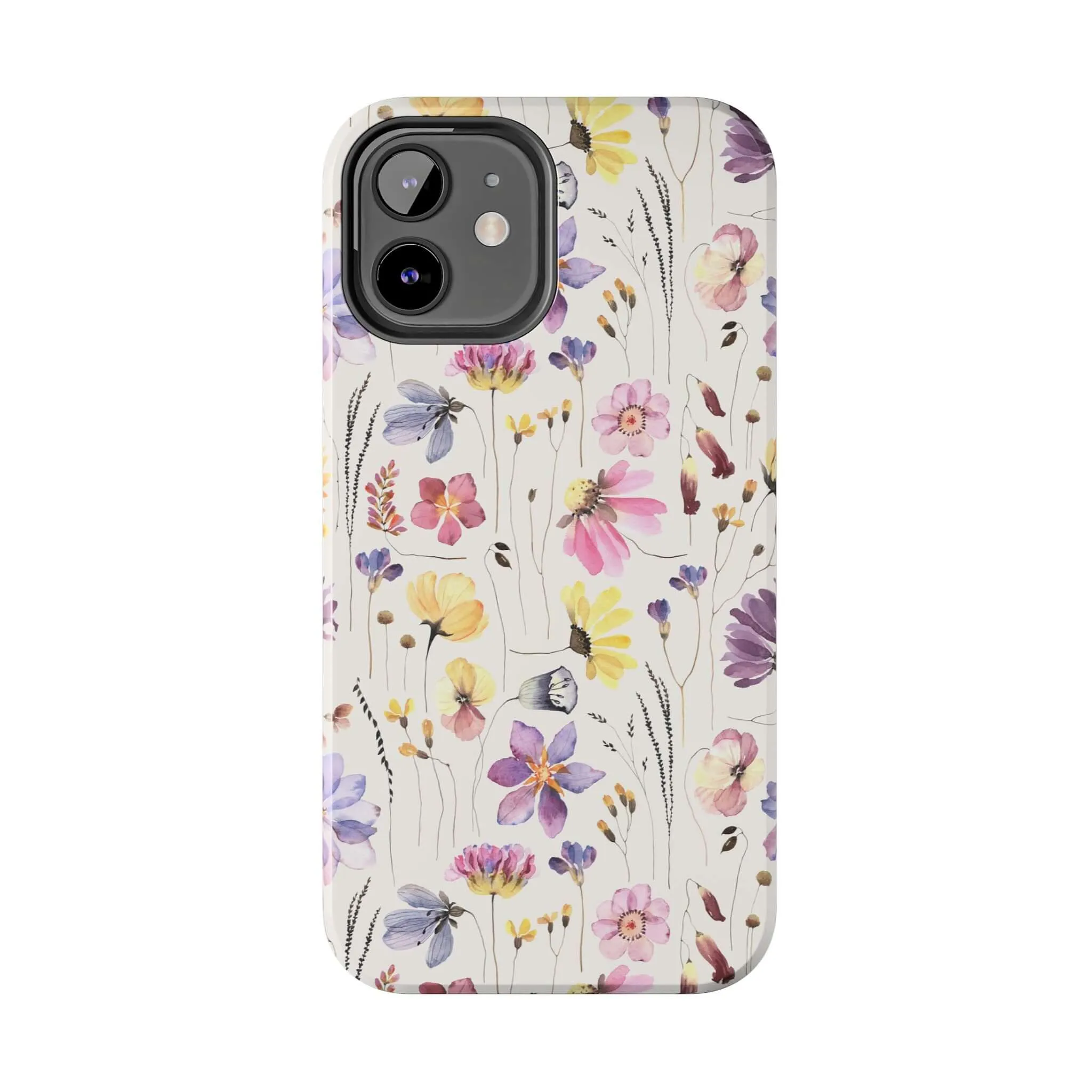 Wildflower Watercolors | Beige Floral Case