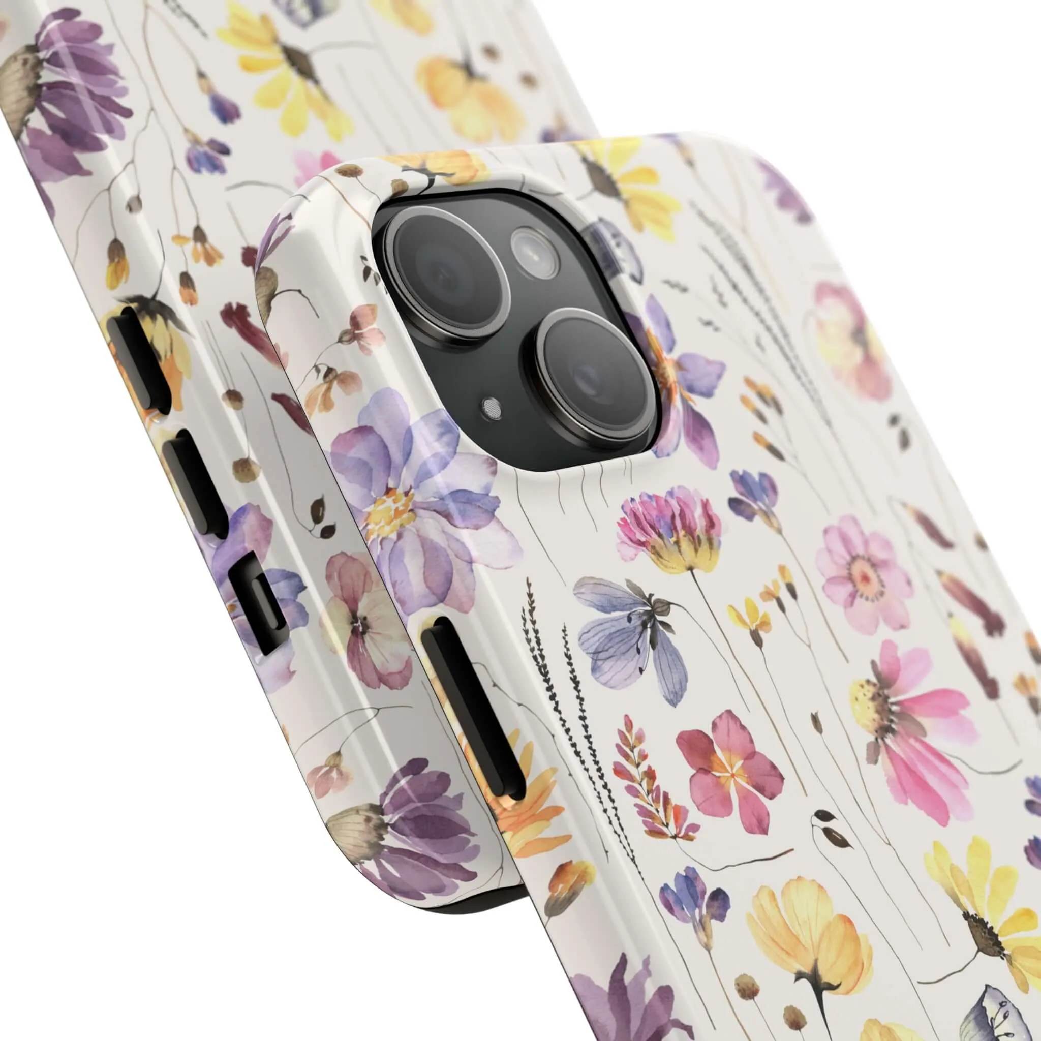 Wildflower Watercolors | Beige Floral Case