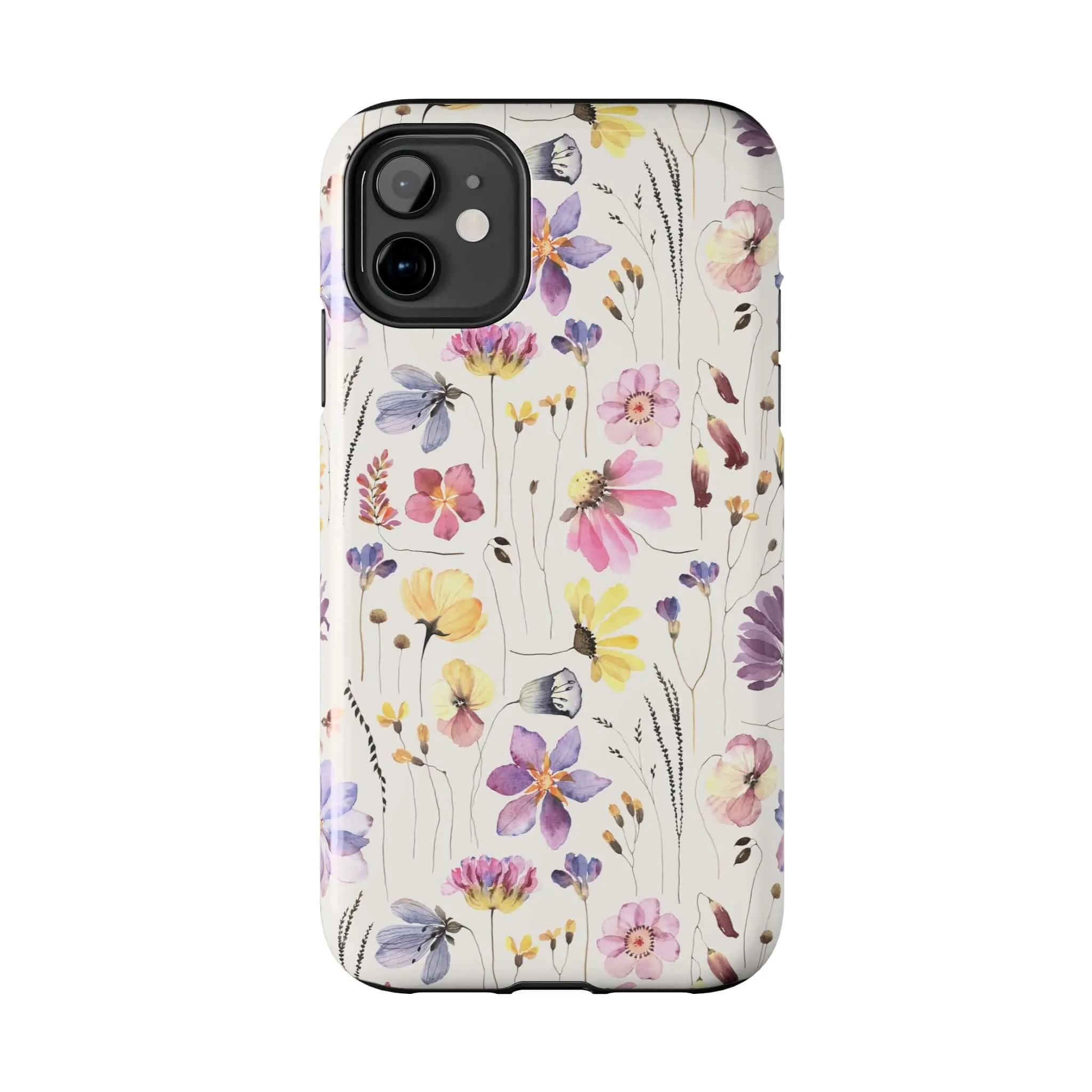 Wildflower Watercolors | Beige Floral Case