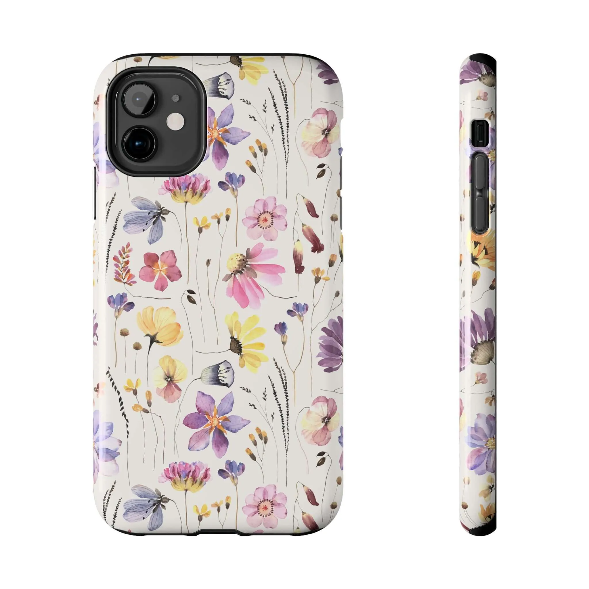 Wildflower Watercolors | Beige Floral Case