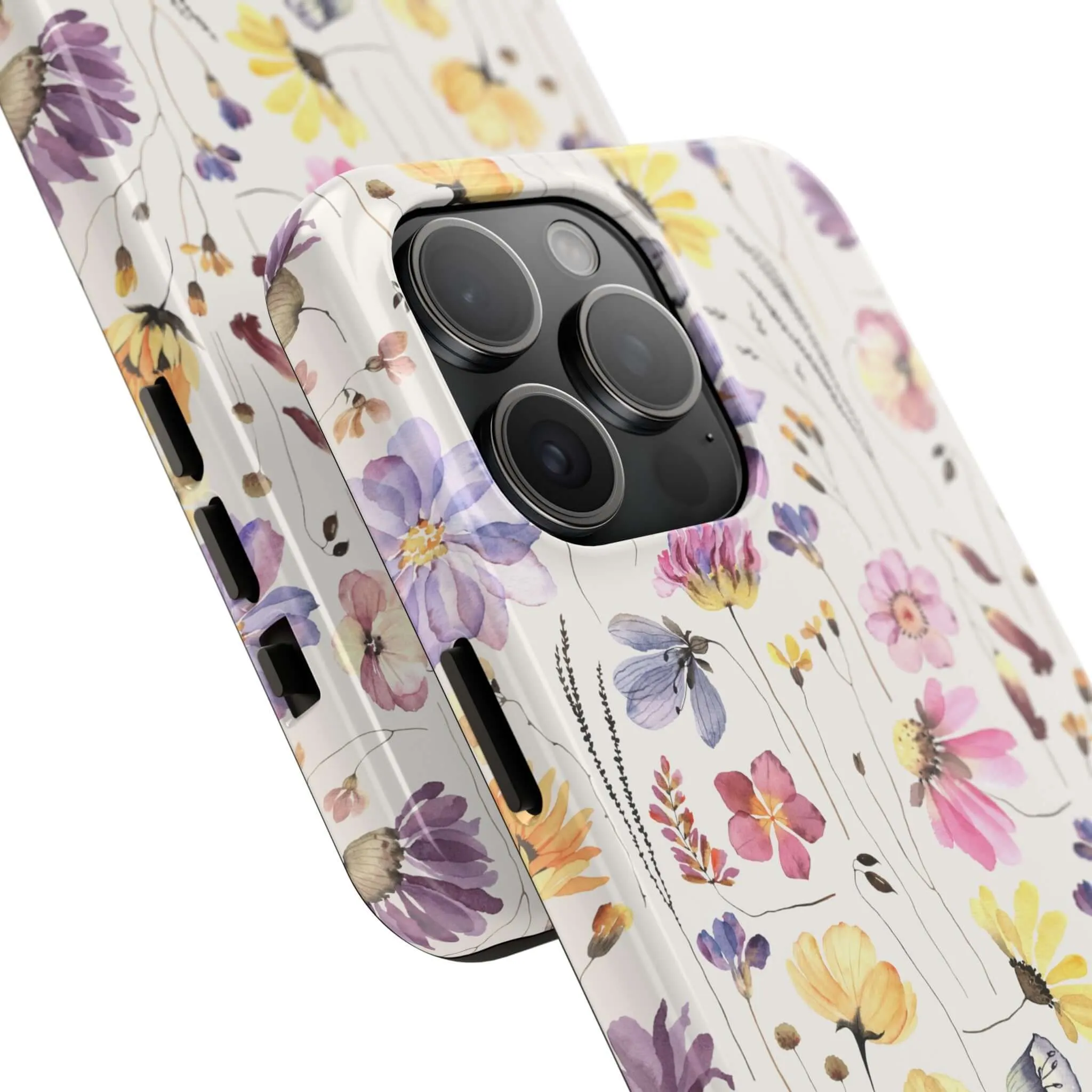 Wildflower Watercolors | Beige Floral Case