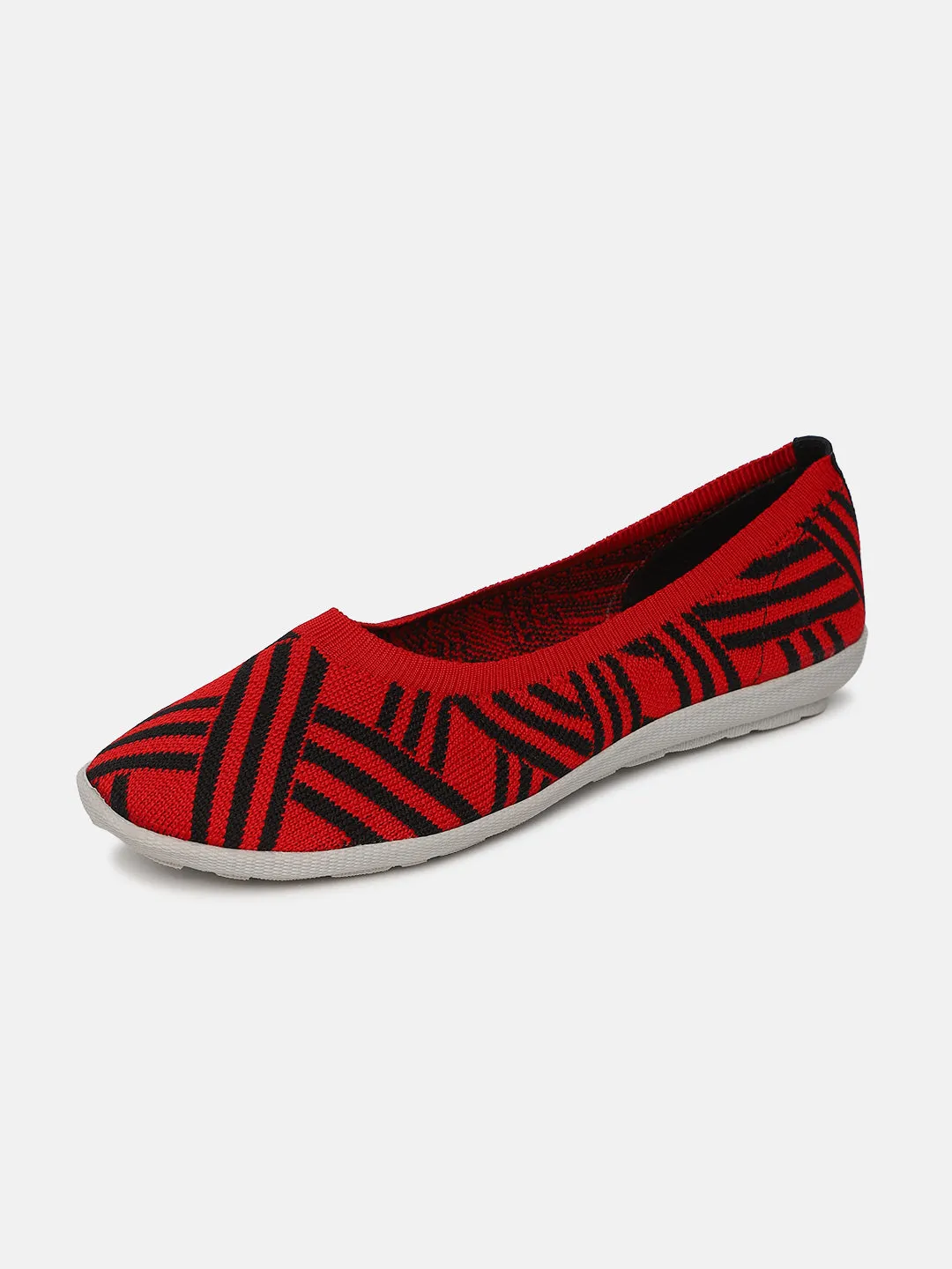 Woven Design Ballet Flats